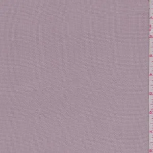 1 7/8 YD PC-Dusty Lilac Mini Check Silk Chiffon Fabric