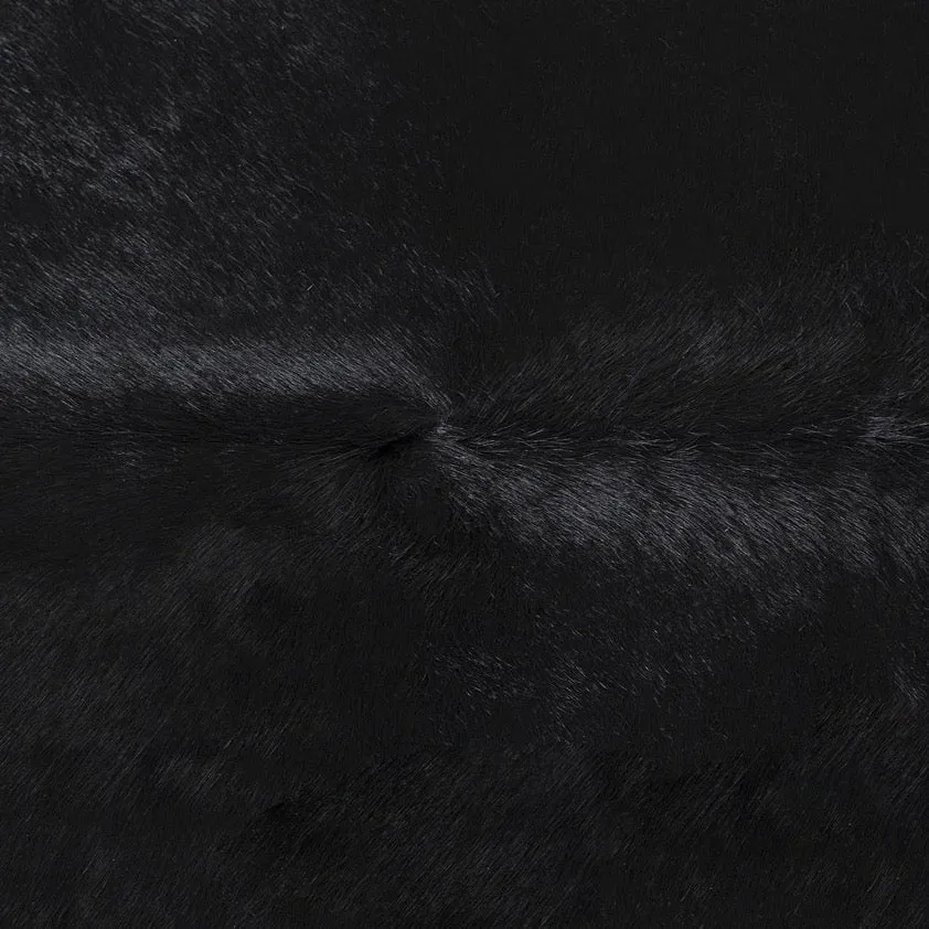 Black Dyed Cowhide Rug