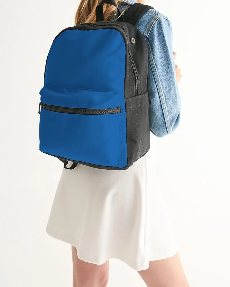 Bright Blue Canvas Backpack | Bright Pure Blue | C100M75Y0K0