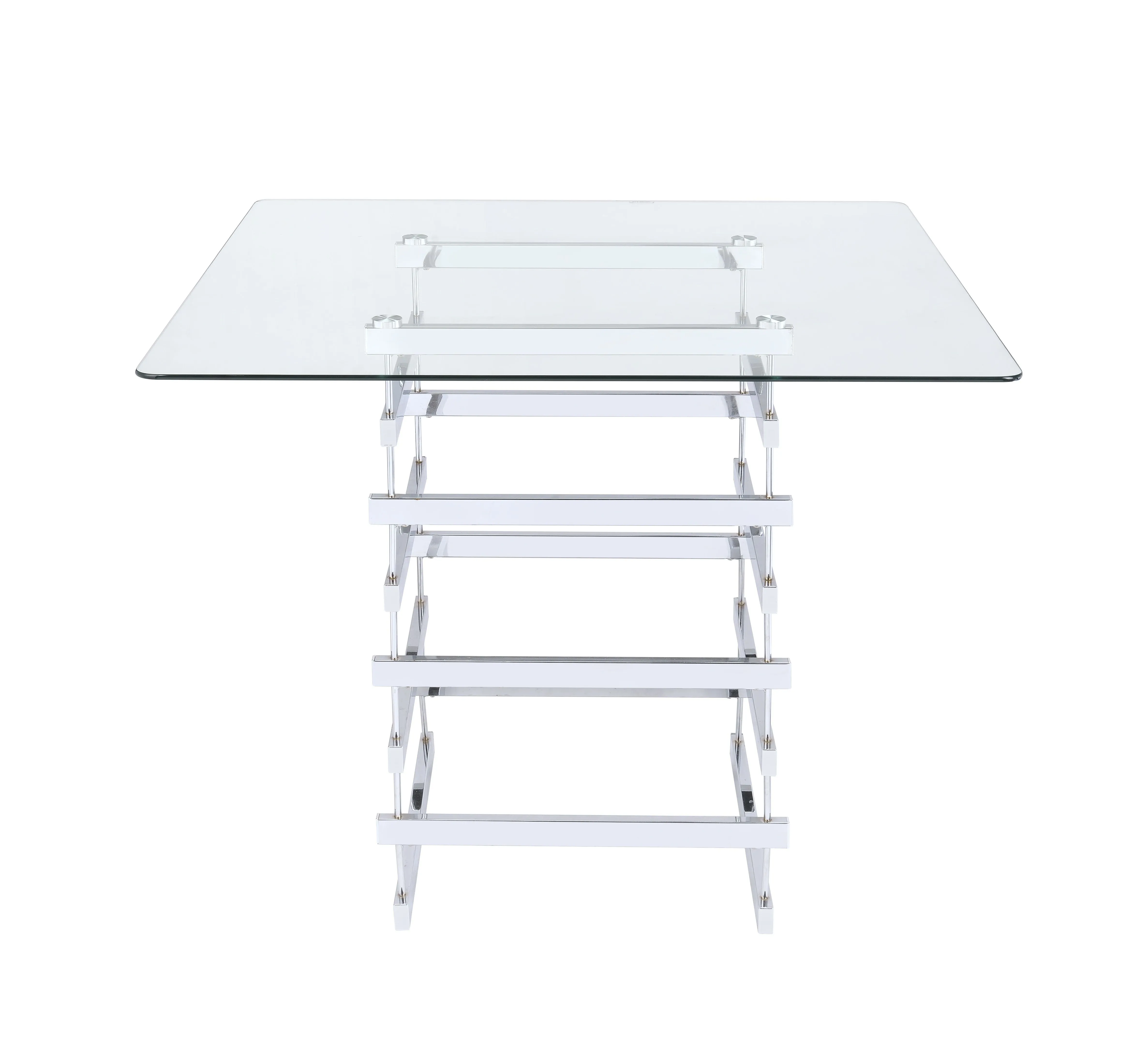 Counter - Height Table Glass - White by Couch.com