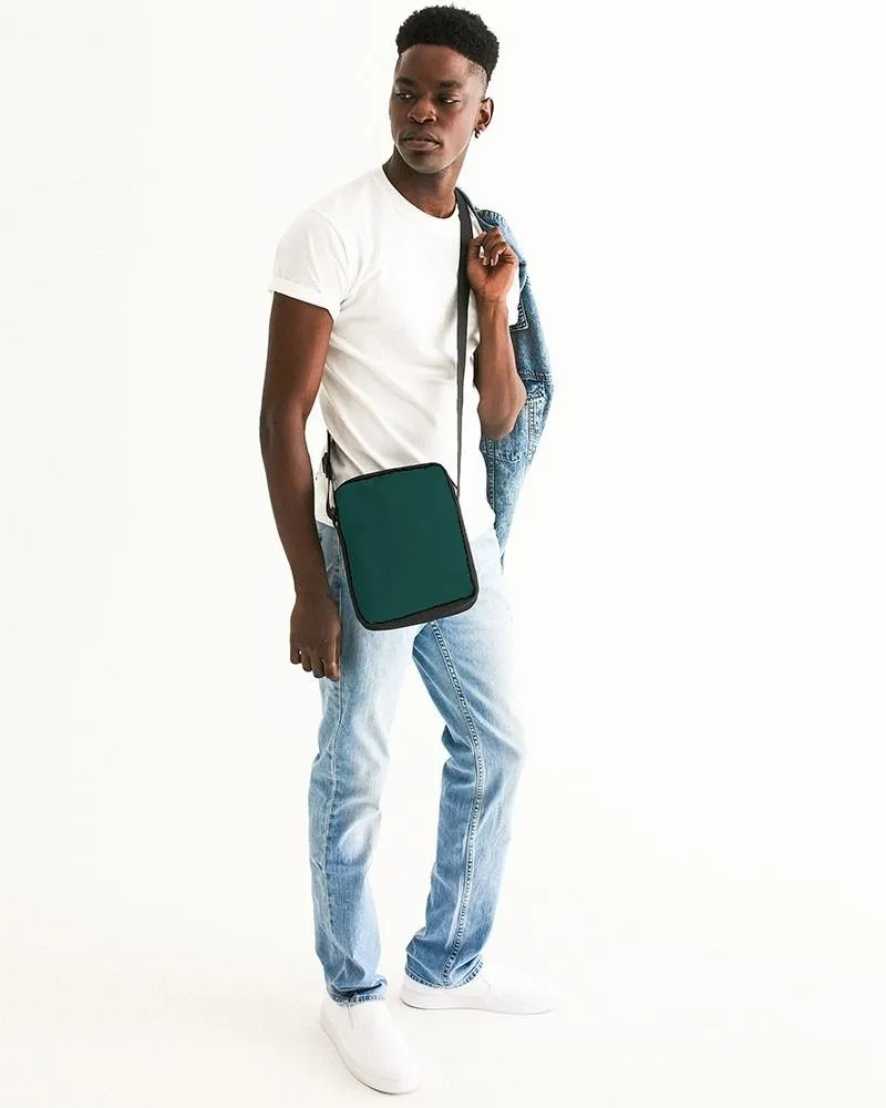 Dark Blue Cool Green Messenger Pouch | Dark Pure Blue Cool Green | C100M0Y50K80