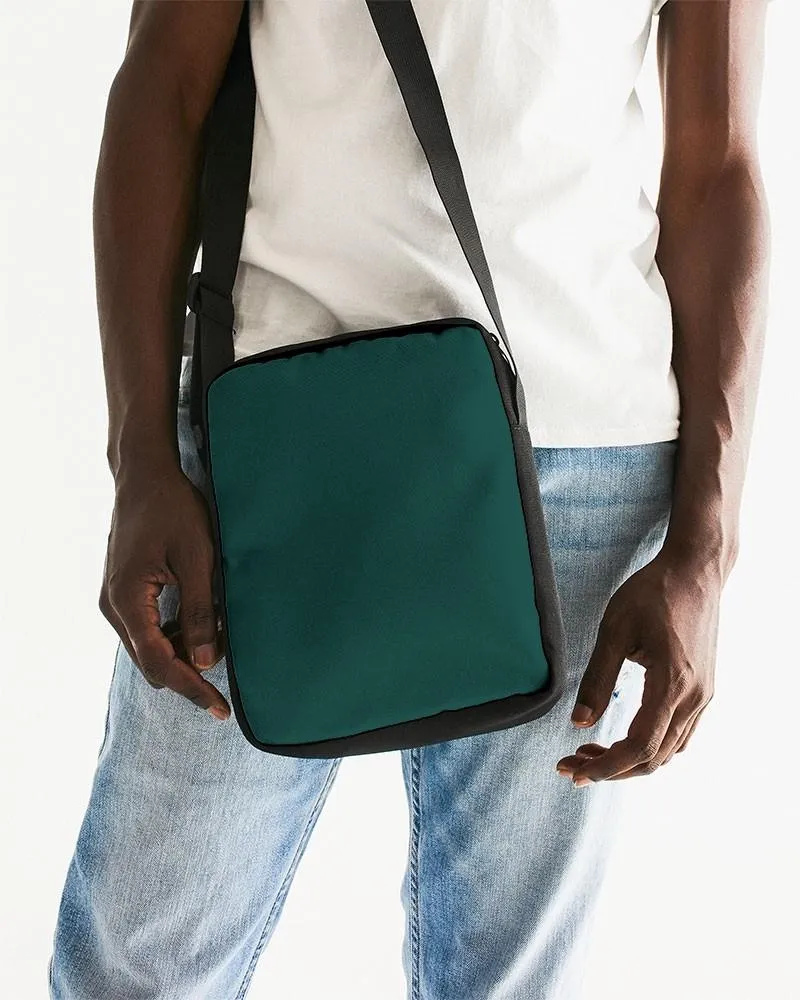 Dark Blue Cool Green Messenger Pouch | Dark Pure Blue Cool Green | C100M0Y50K80