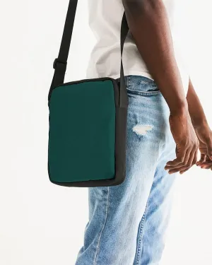 Dark Blue Cool Green Messenger Pouch | Dark Pure Blue Cool Green | C100M0Y50K80