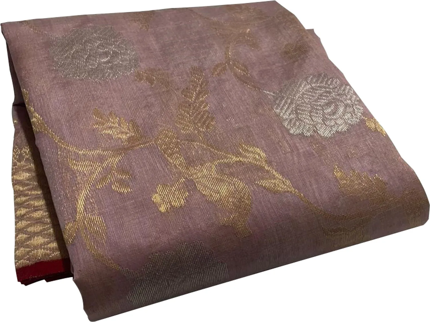Elegant Pink Chanderi Handloom Pure Silk Saree