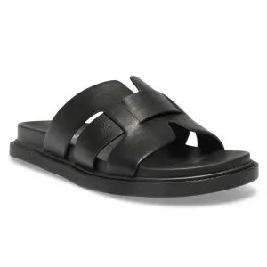 Felton Slide in Black Smooth