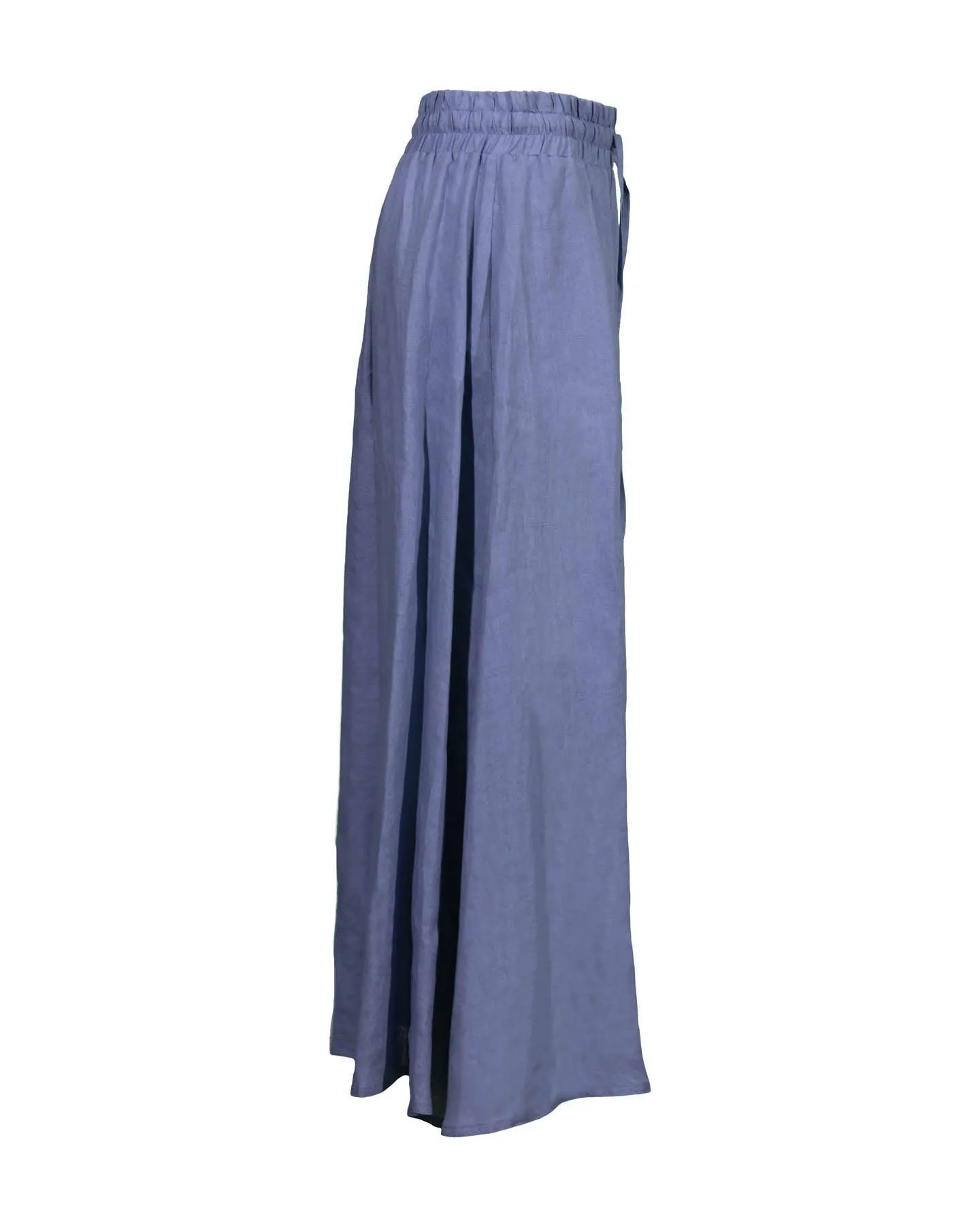 Flared Linen Long Skirt