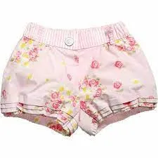 Girls Pink Daisy Shorts
