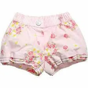 Girls Pink Daisy Shorts