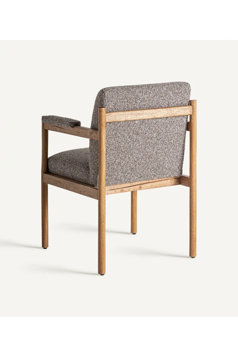 Gray Padded Accent Armchair | Vical Home Bezier