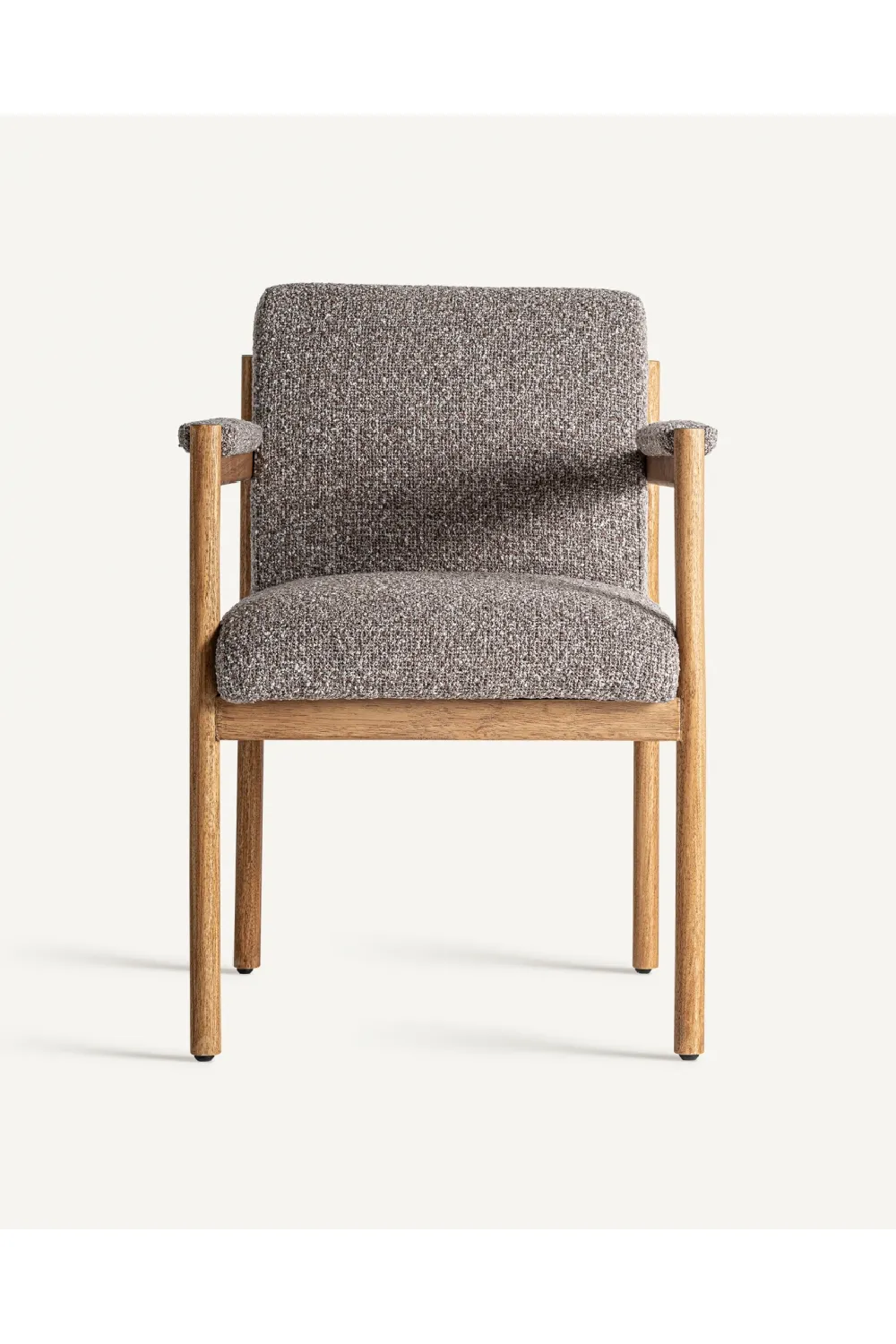 Gray Padded Accent Armchair | Vical Home Bezier