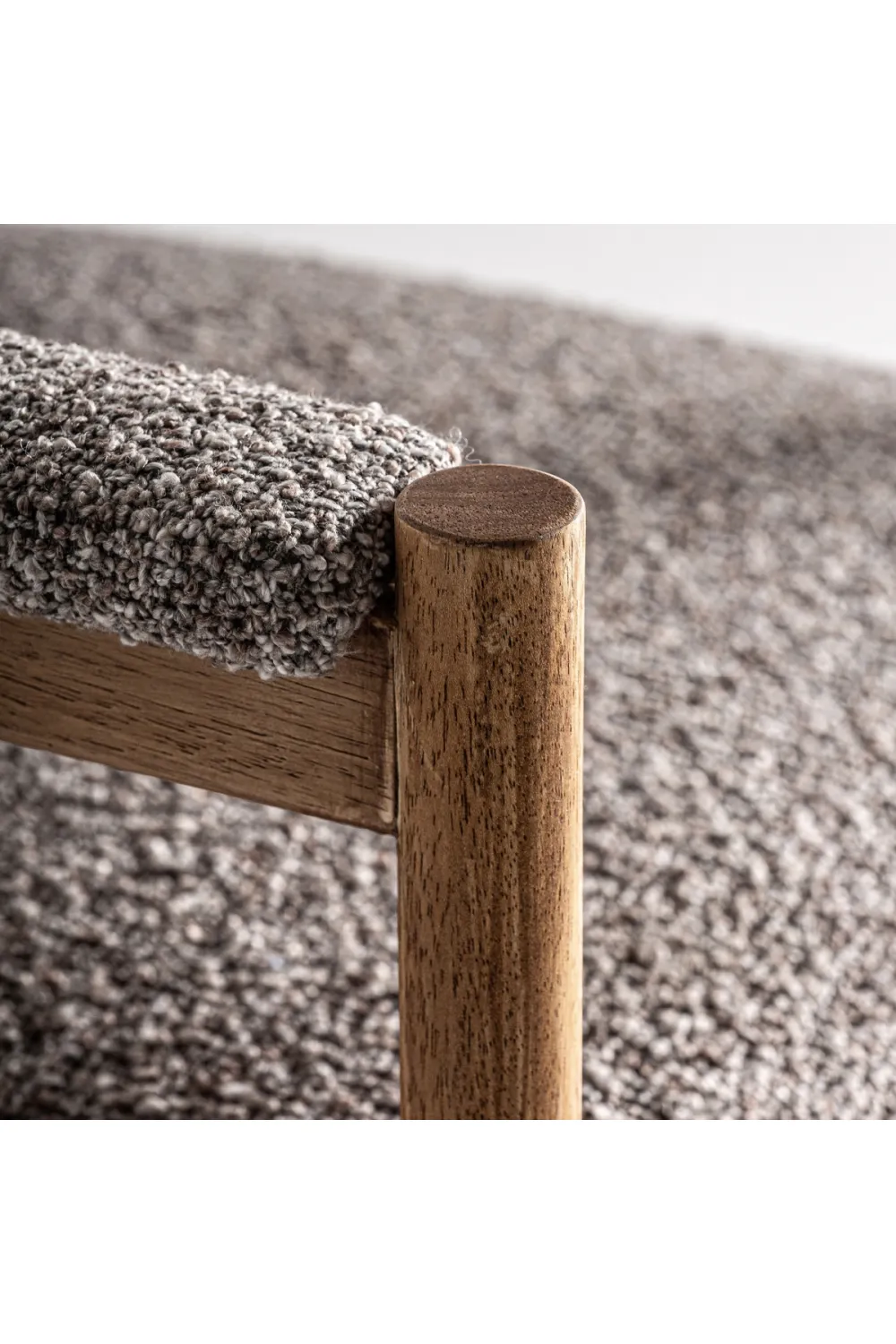 Gray Padded Accent Armchair | Vical Home Bezier
