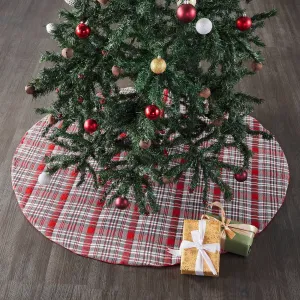 Gregor Plaid Tree Skirt 48"