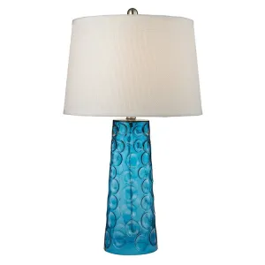 Hammered Glass Table Lamp