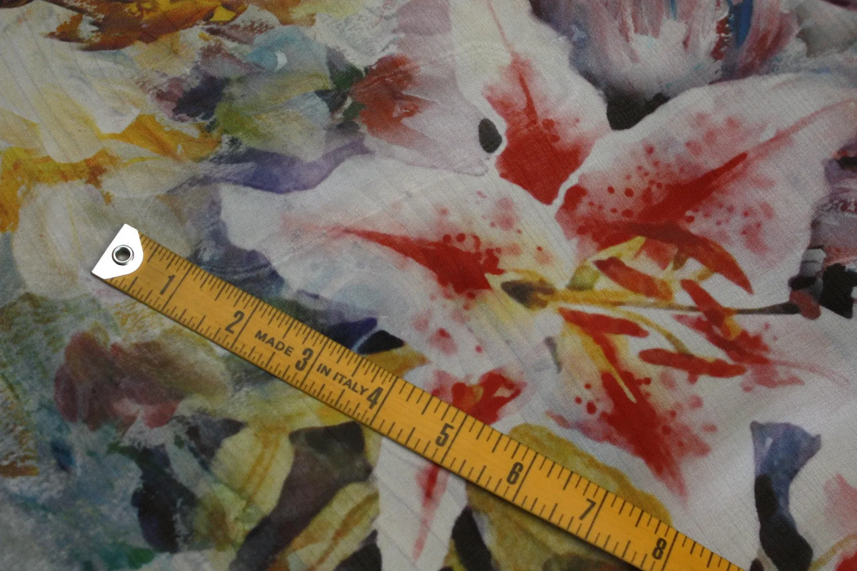 Heavenly Tigerlily Silk Chiffon