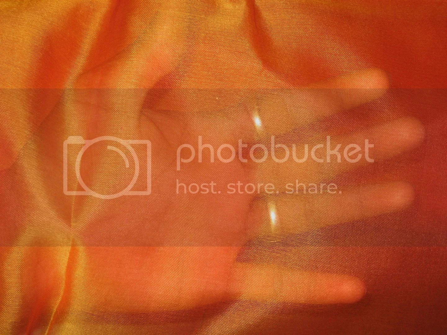 Hot Orange SILK ORGANZA FABRIC 54&quot; WIDE