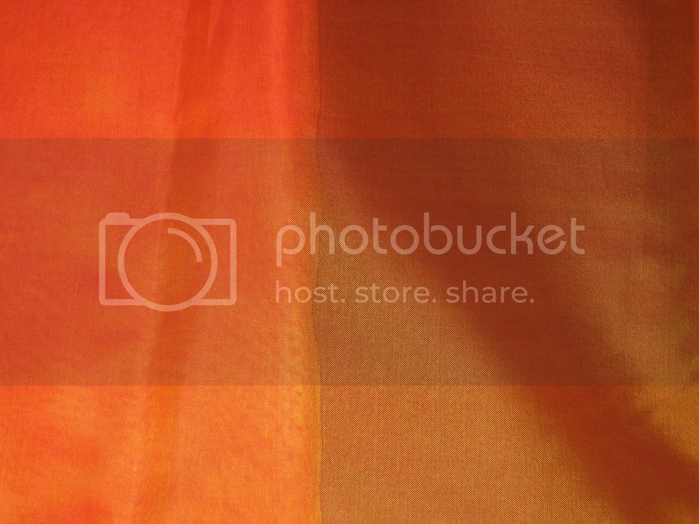 Hot Orange SILK ORGANZA FABRIC 54&quot; WIDE