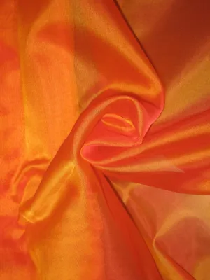 Hot Orange SILK ORGANZA FABRIC 54&quot; WIDE