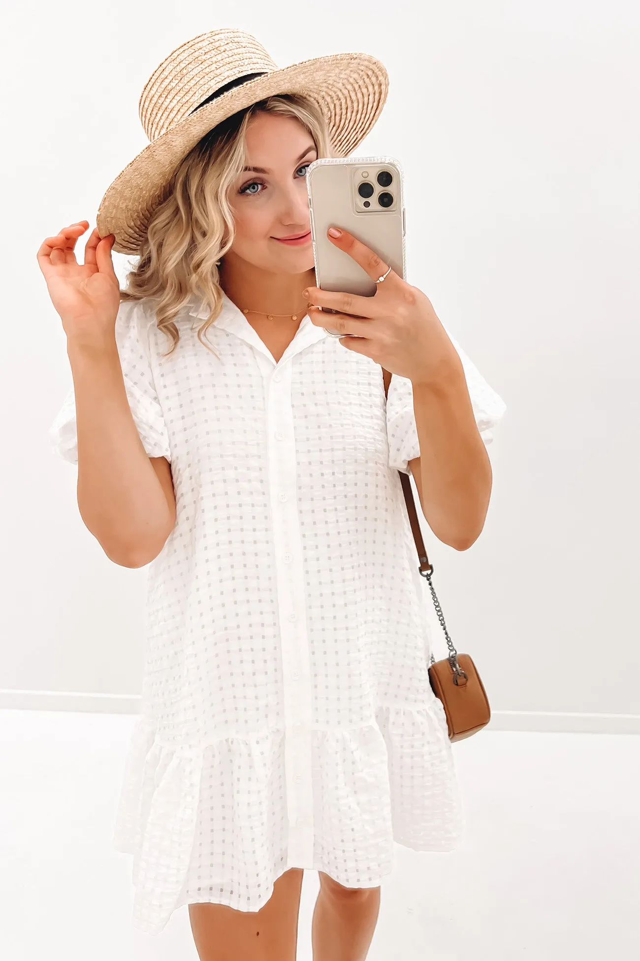 Jude Mini Dress White