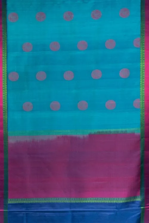 Kanchi Silk Hand-woven Sari