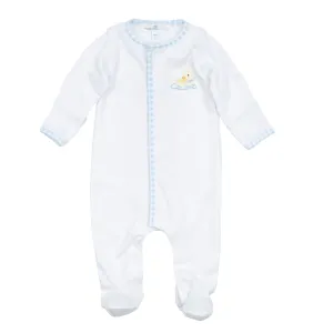Little Waddlers Footie - Light Blue