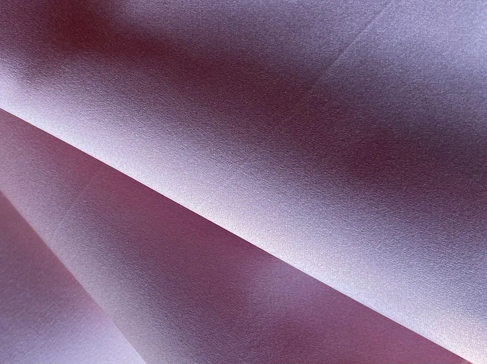 Luxurious Delicate Rosebud Pink Silk Duchess Satin (Made in Italy)