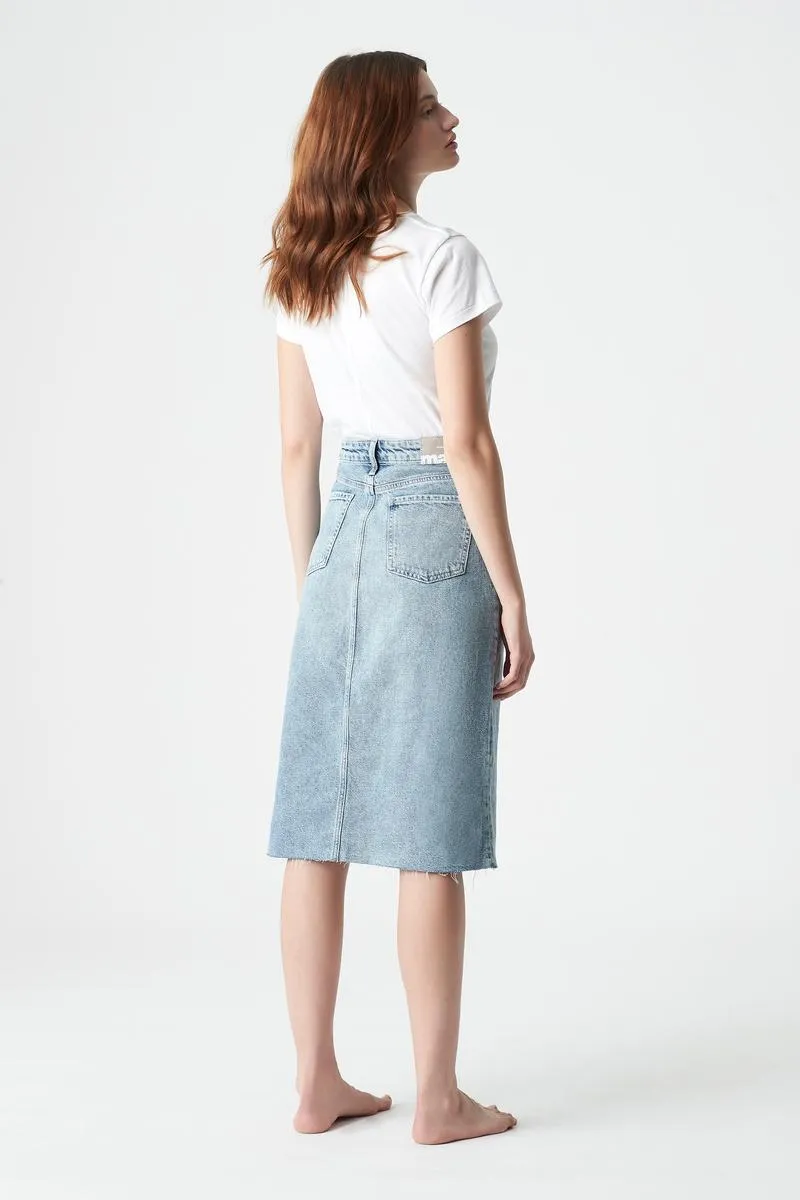 Megan Skirt - Shaded Organic Denim
