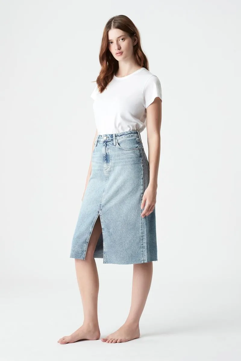 Megan Skirt - Shaded Organic Denim