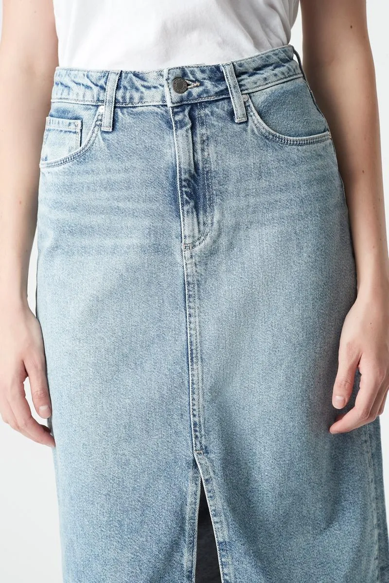 Megan Skirt - Shaded Organic Denim