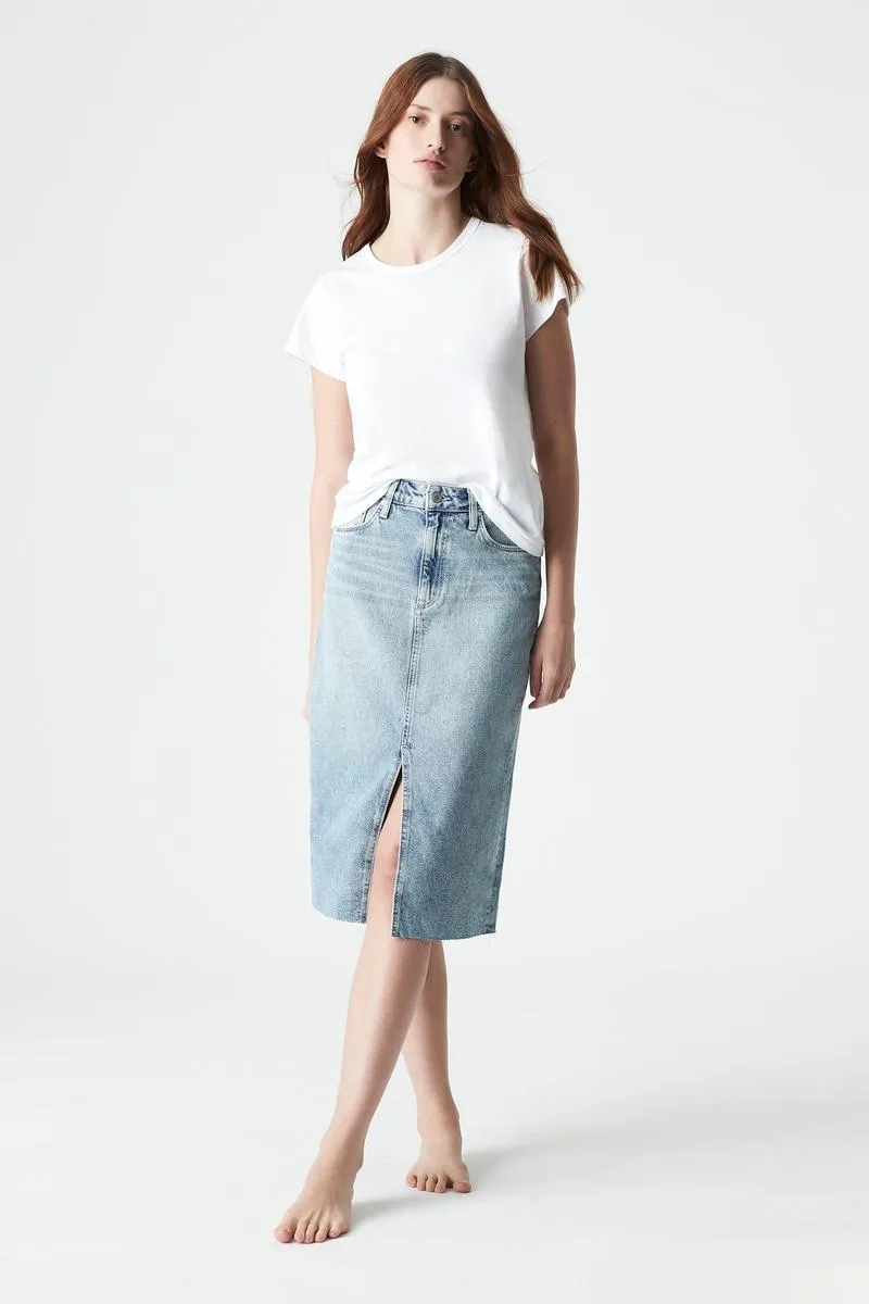 Megan Skirt - Shaded Organic Denim