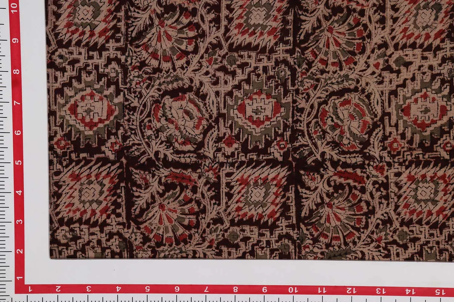 Multicolor Kalamkari Print Fabric