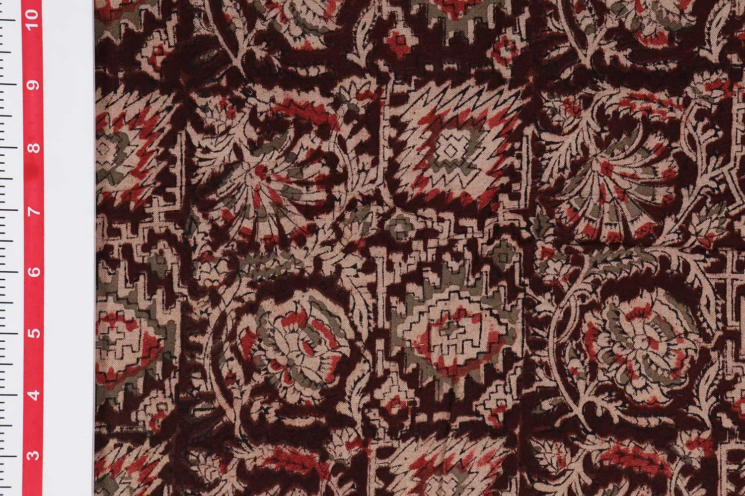 Multicolor Kalamkari Print Fabric