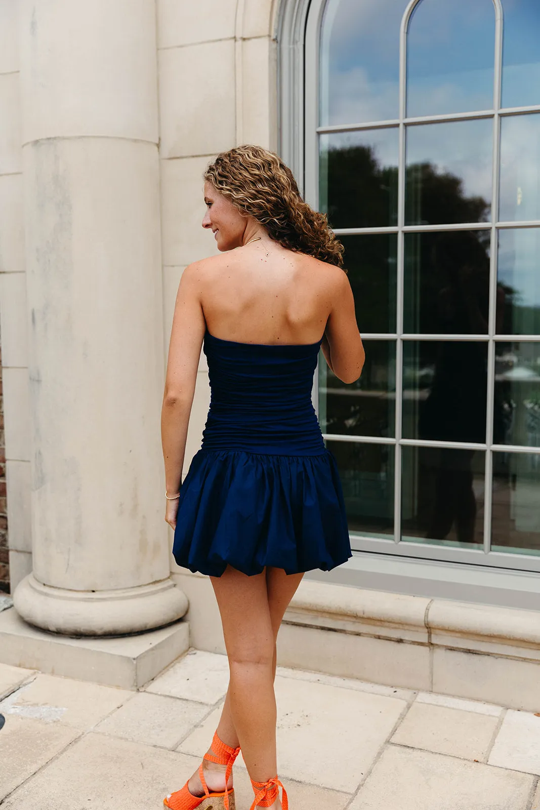 Noa Mini Dress - Navy