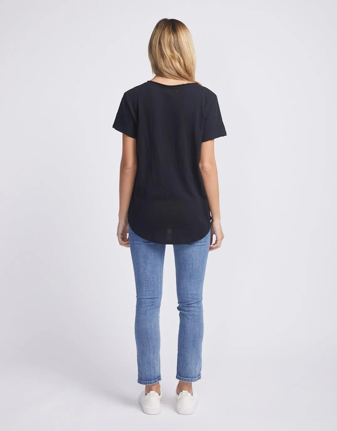 Original V Neck T-Shirt - Black