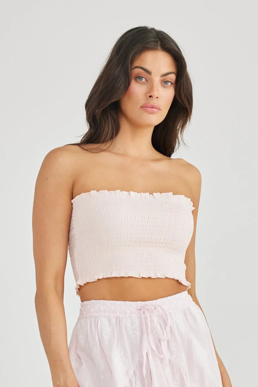 Phoenix Bandeau in Ballet Pink
