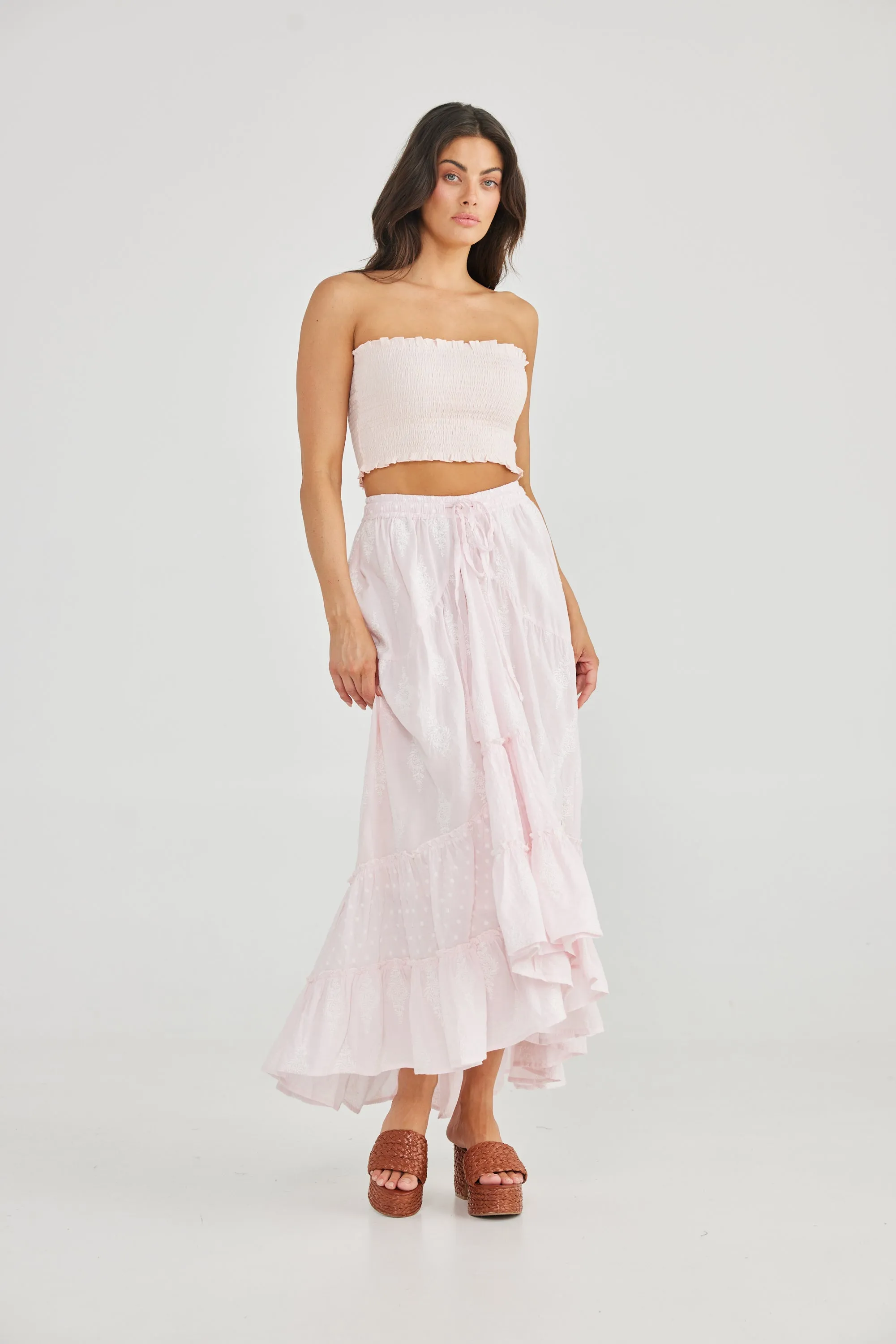 Phoenix Bandeau in Ballet Pink