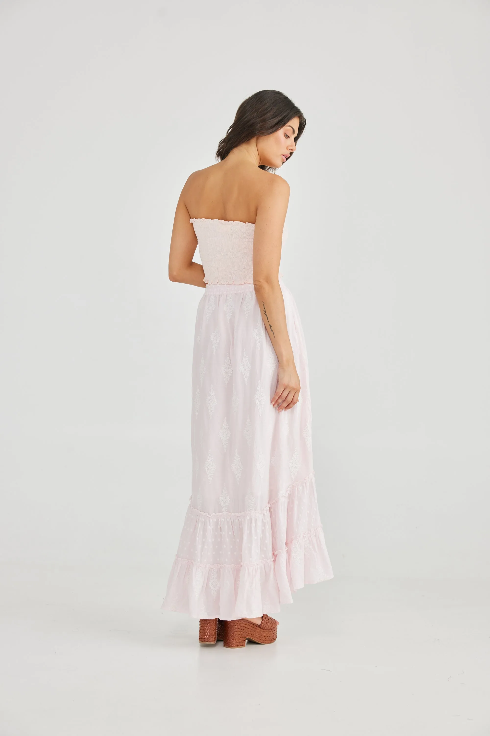 Phoenix Bandeau in Ballet Pink