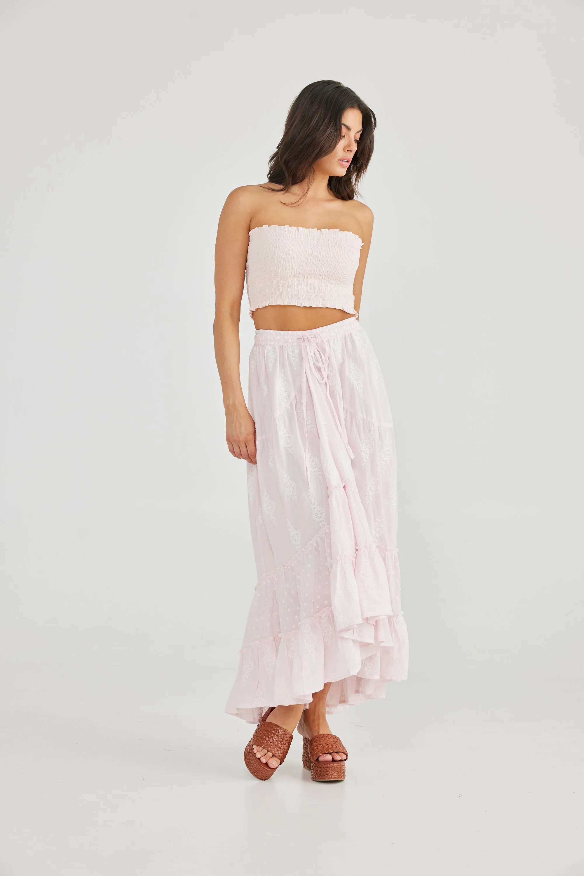 Phoenix Bandeau in Ballet Pink