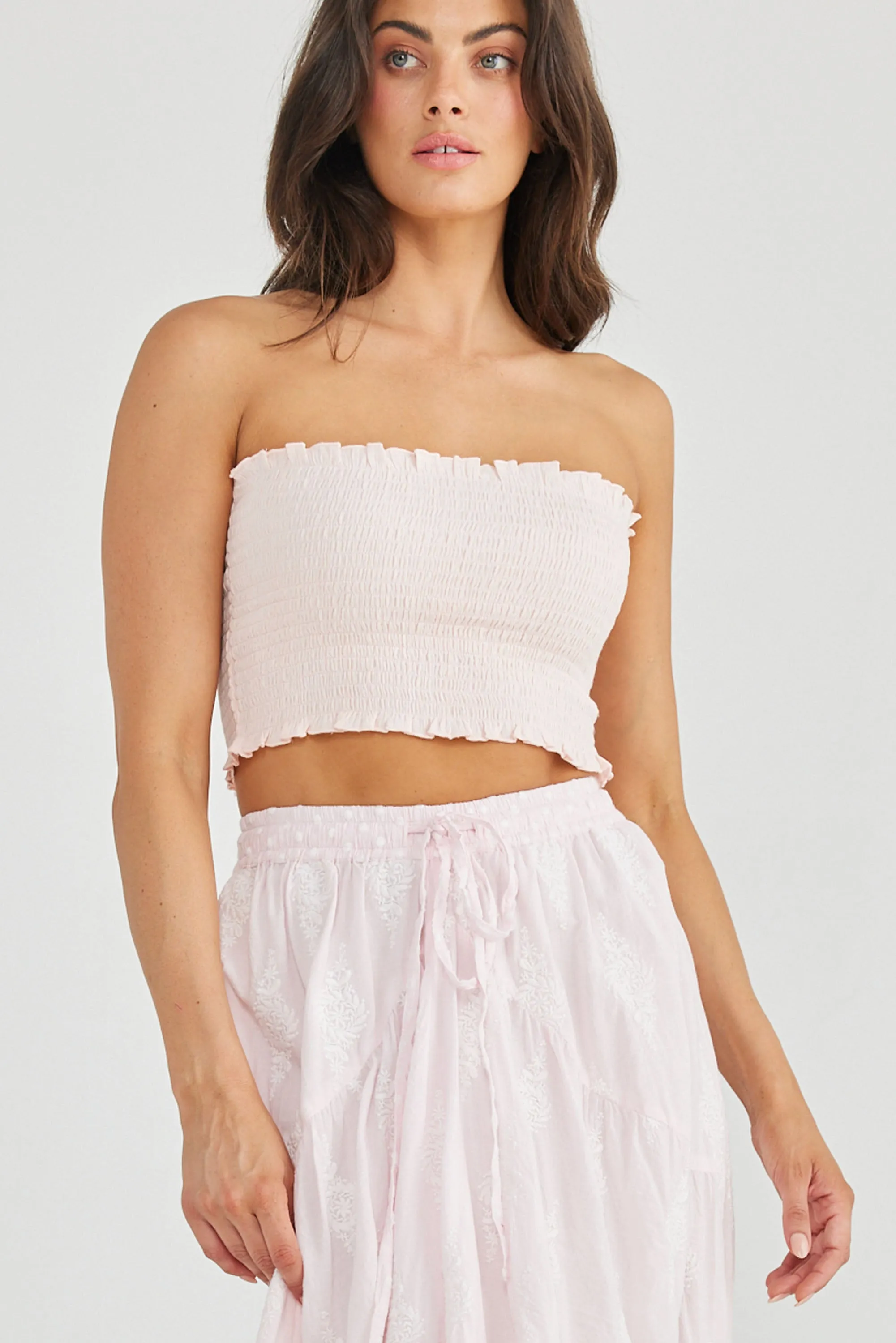 Phoenix Bandeau in Ballet Pink