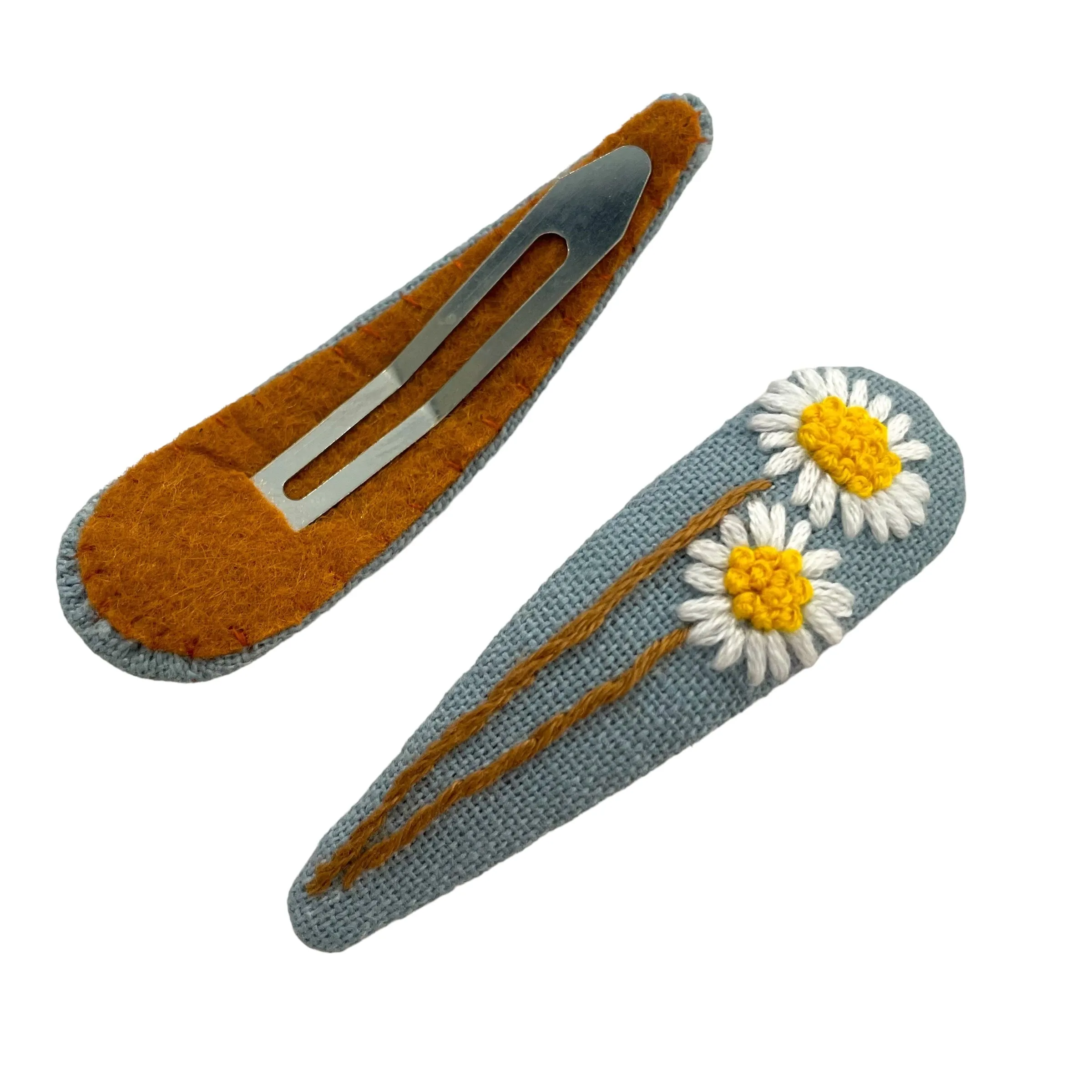 QECF Embroidered Hair Clip