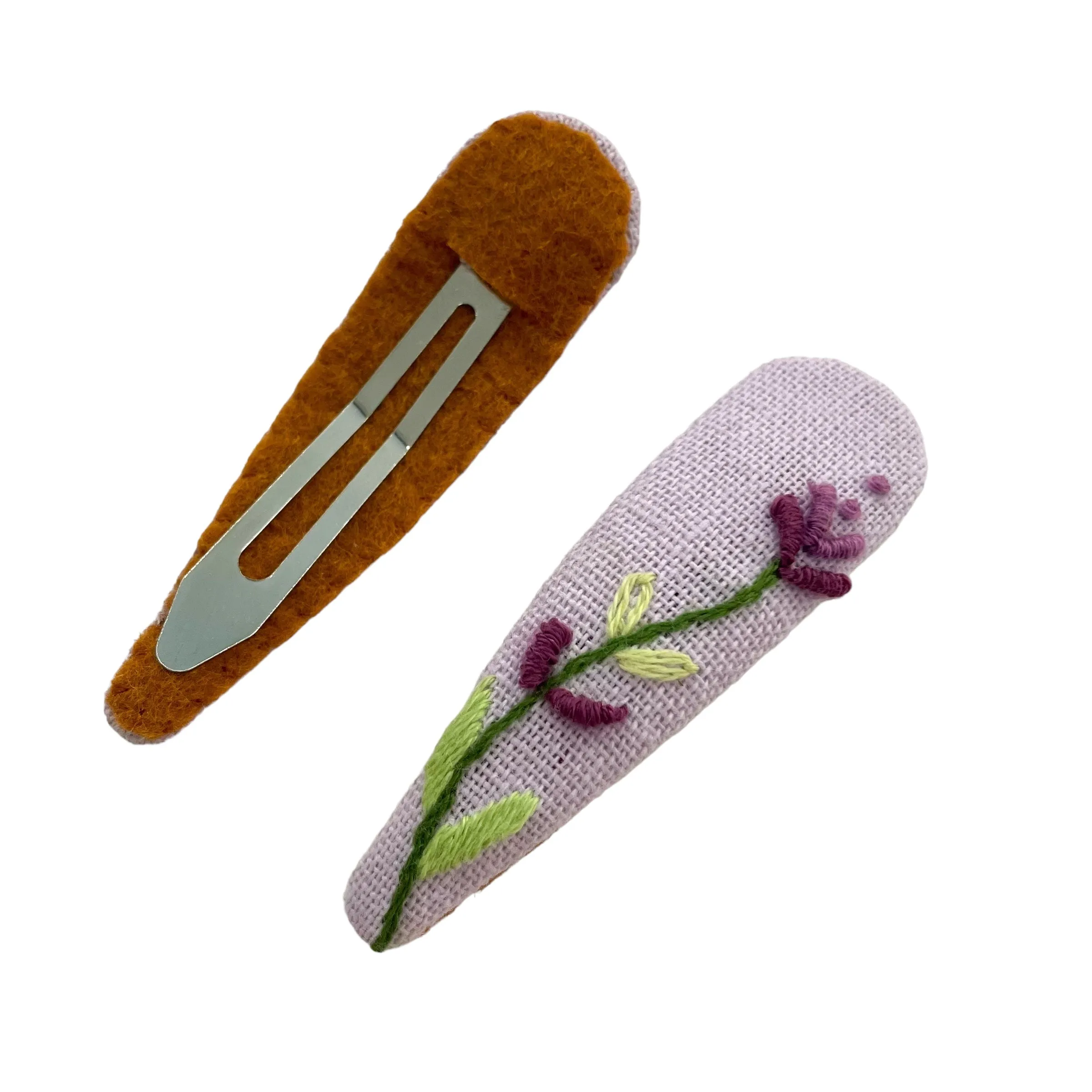 QECF Embroidered Hair Clip