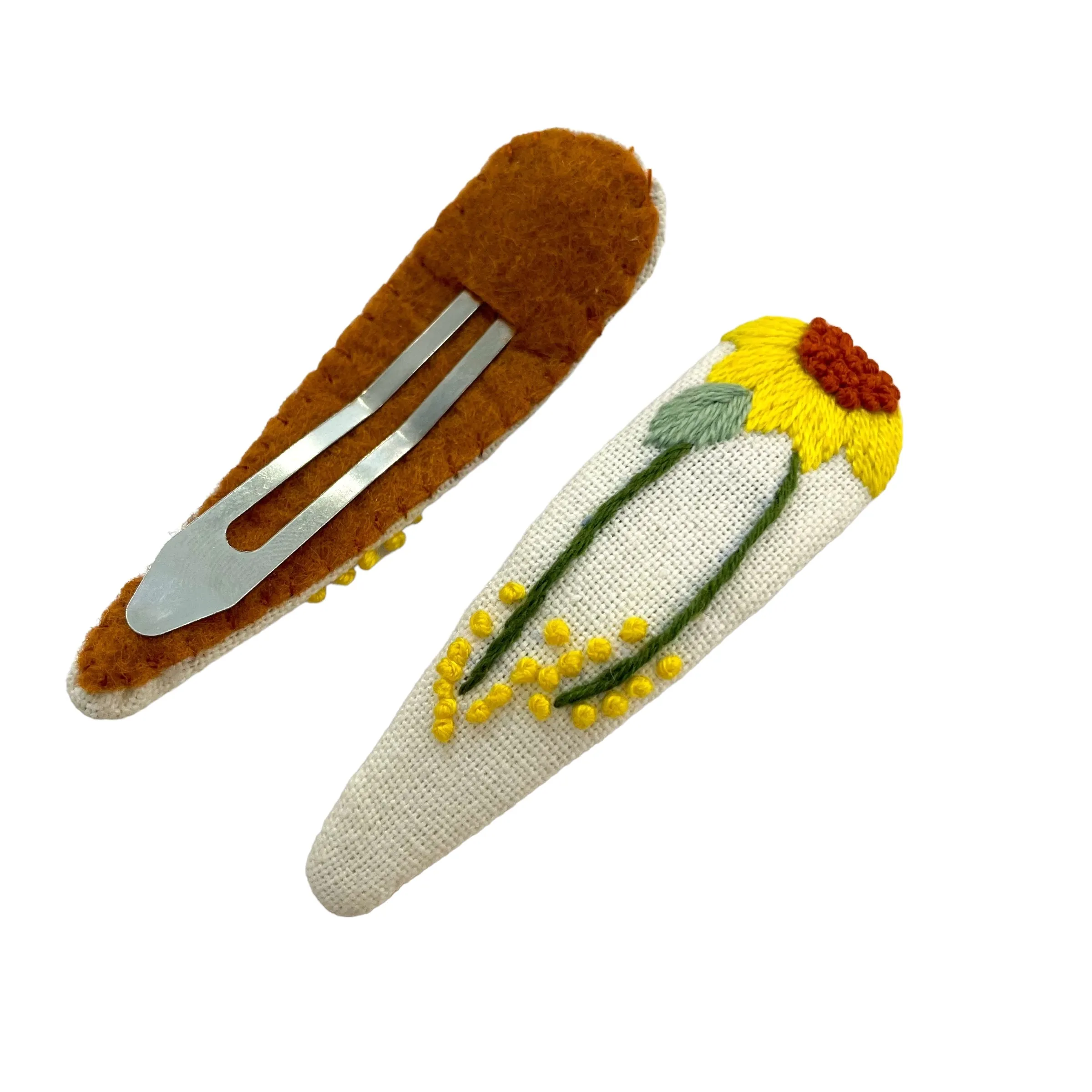 QECF Embroidered Hair Clip