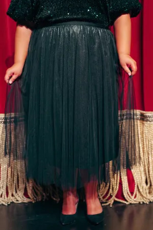 Queen For A Day Black Tulle Skirt - DM Exclusive
