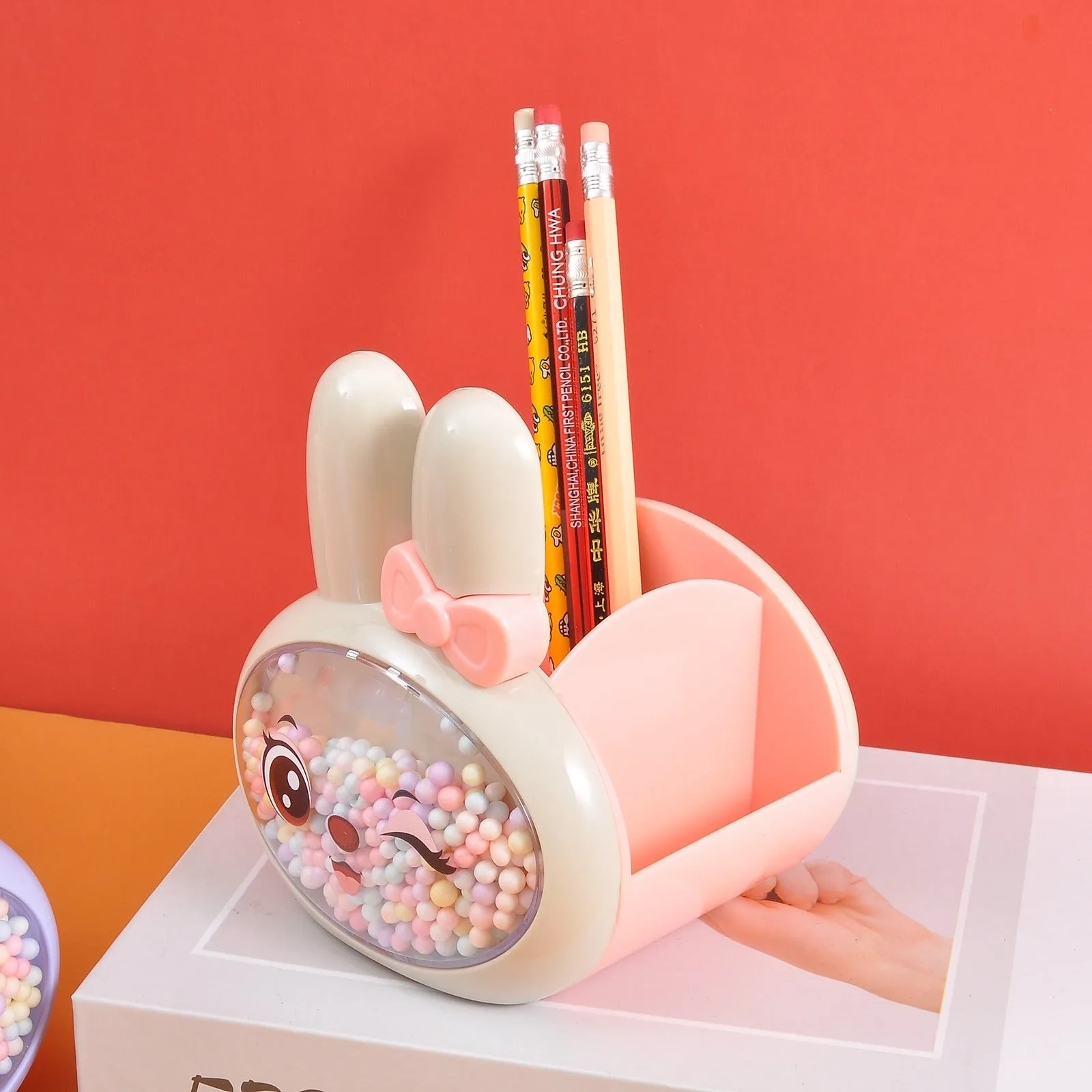Rabbit Bunny Pen/Pencil Holder.