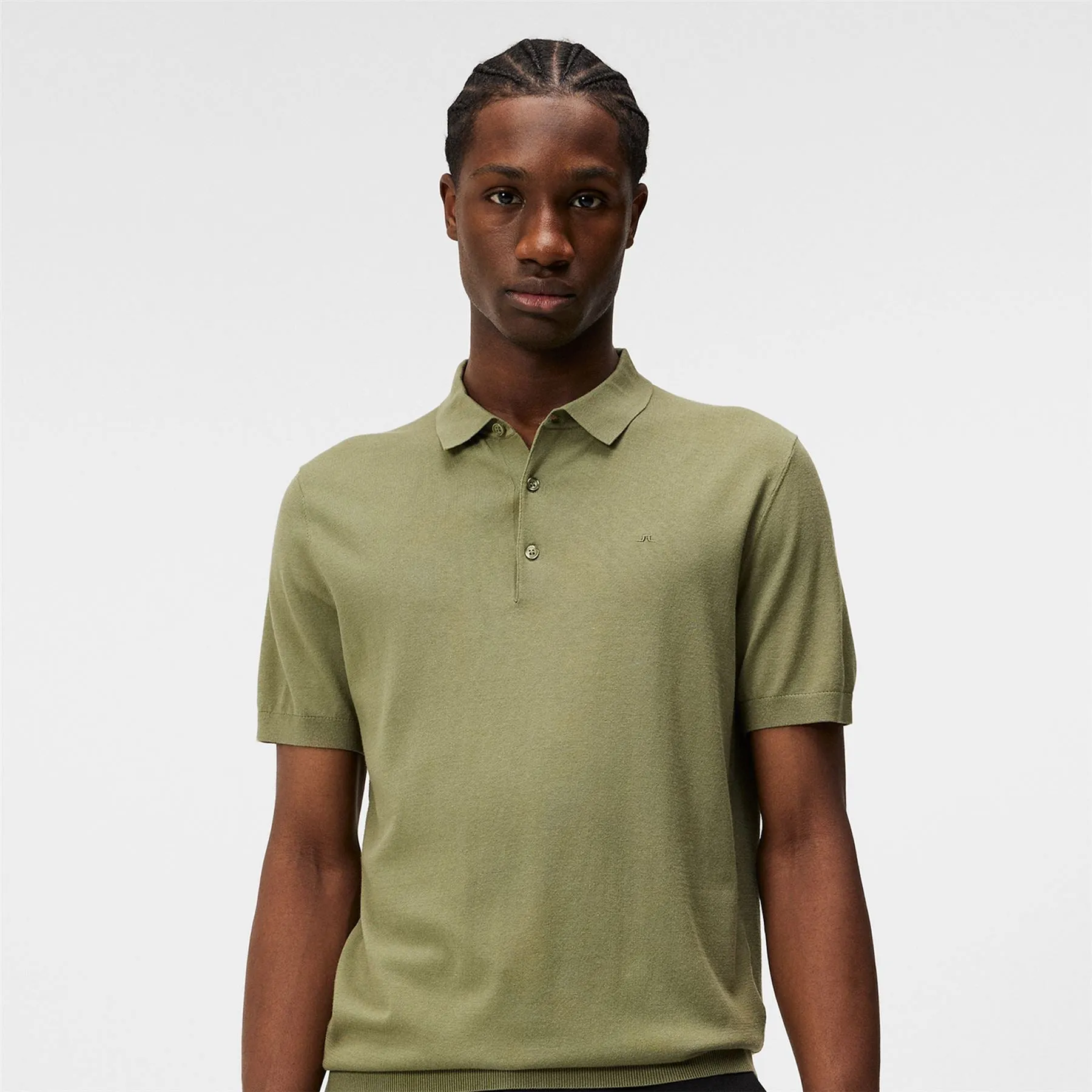 Ridge Rayon Silk Slim Fit Polo Oil Green - SS24