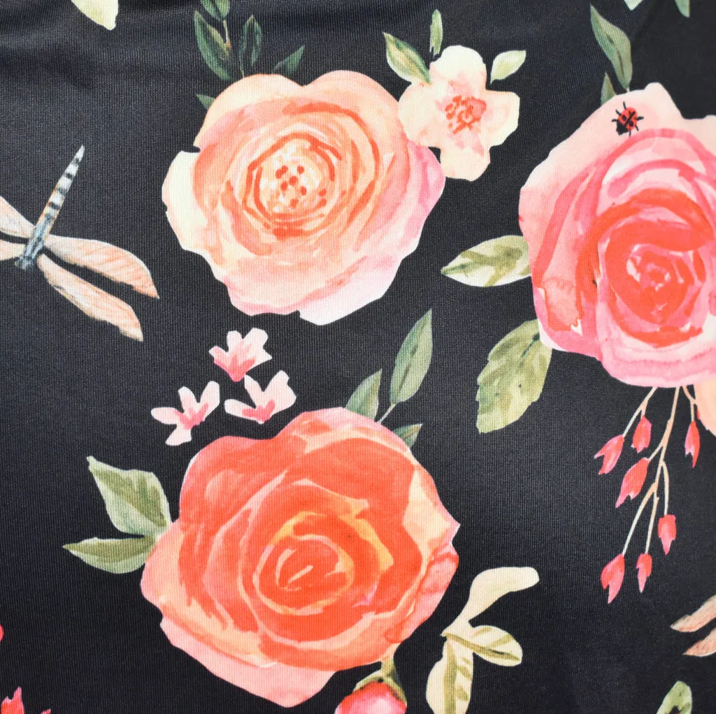Rosabeth Roses Wrap Dress