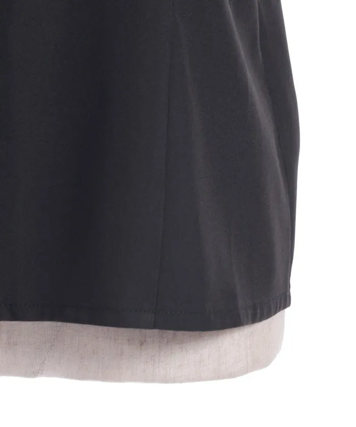 Rose Embroidery Big Collar Blouse
