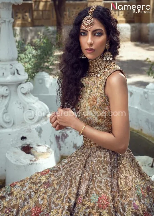 Royal Pakistani Embroidered Bridal Lehenga Choli #BS26