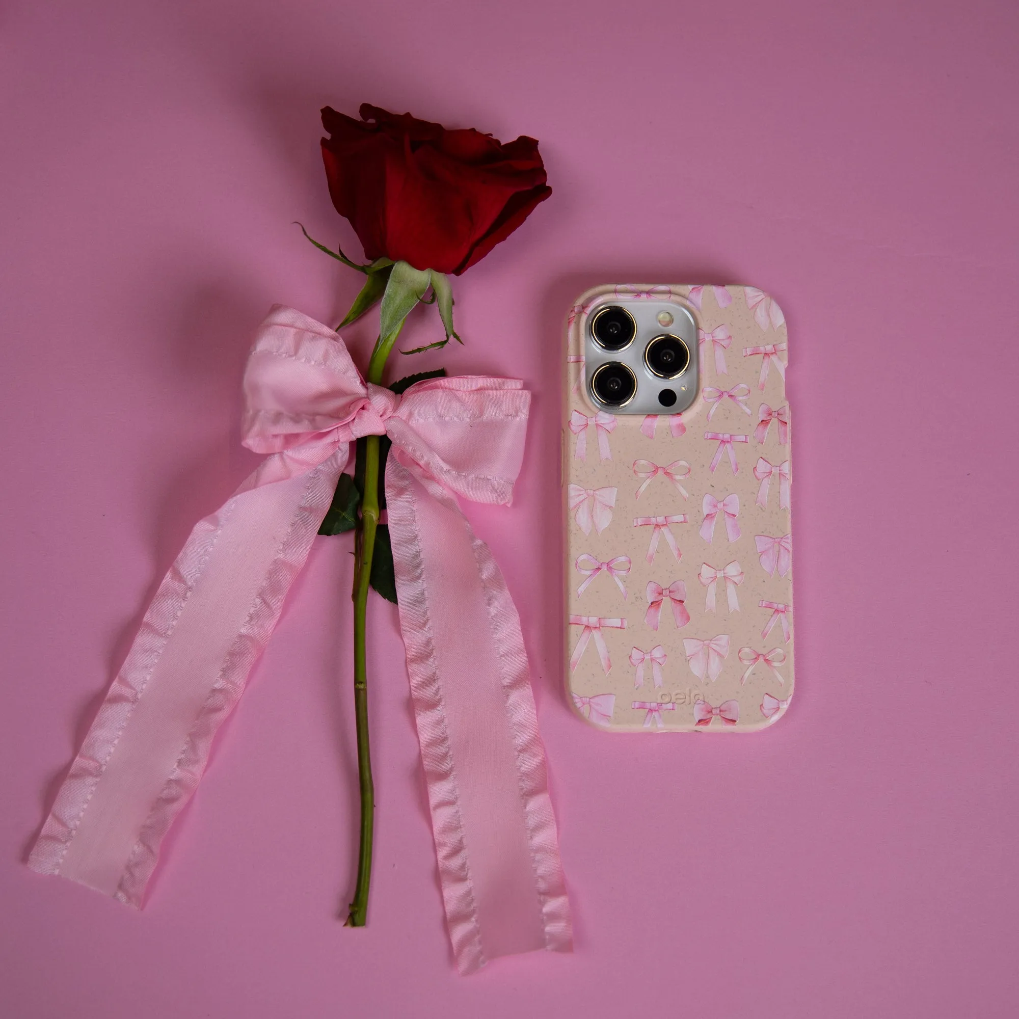 Seashell Rosy Bows iPhone 12 Pro Max Case