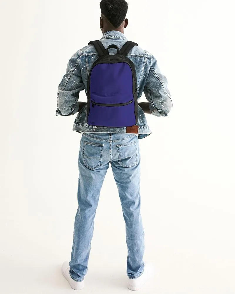 Shaded Blue Canvas Backpack | C100M100Y0K30