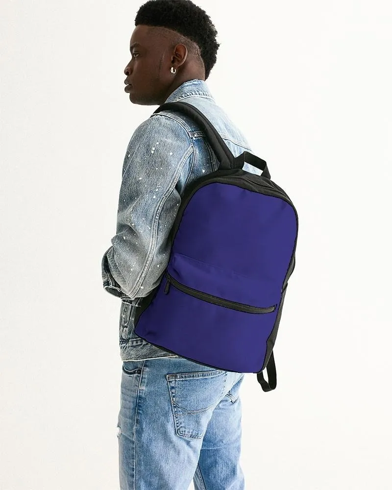 Shaded Blue Canvas Backpack | C100M100Y0K30